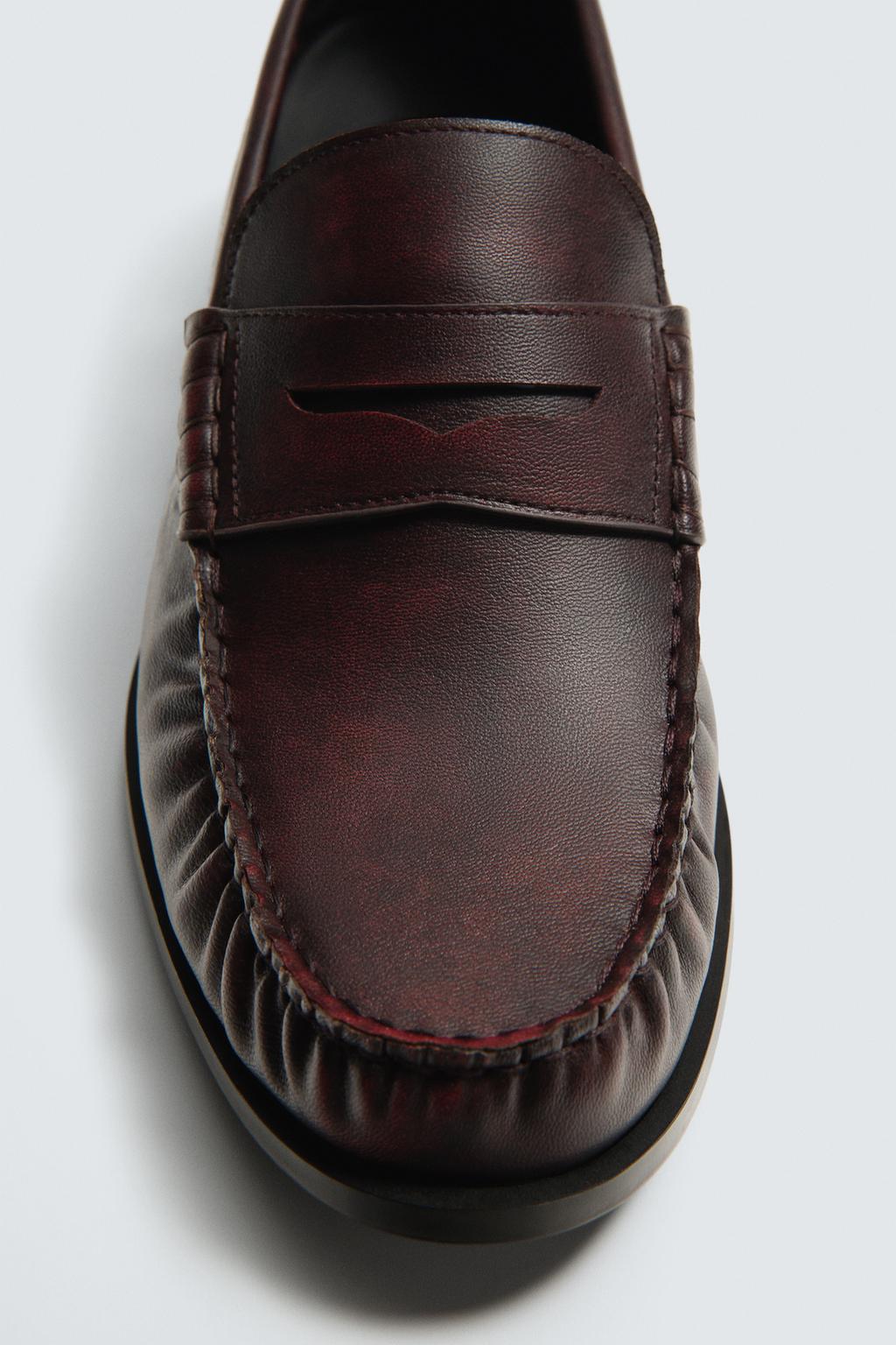 ЛОФЕРЫ С ЭФФЕКТОМ ПОТЕРТОСТИ НА ОБЪЕМНОЙ ПОДОШВЕ