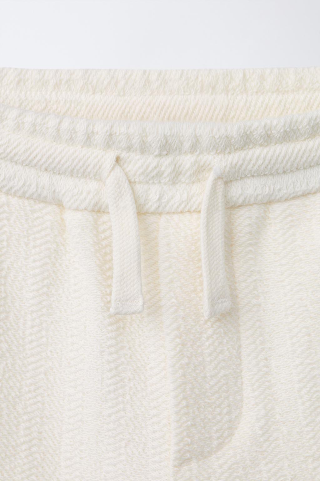 БРЮКИ КАРГО ИЗ РЕЛЬЕФНОЙ ТКАНИ