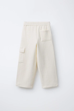 Брюки карго из рельефной ткани- Заказать в России