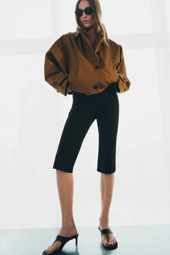 КОРОТКИЙ ТРЕНЧ WATER-REPELLENT — коллекция Zara «ZW»