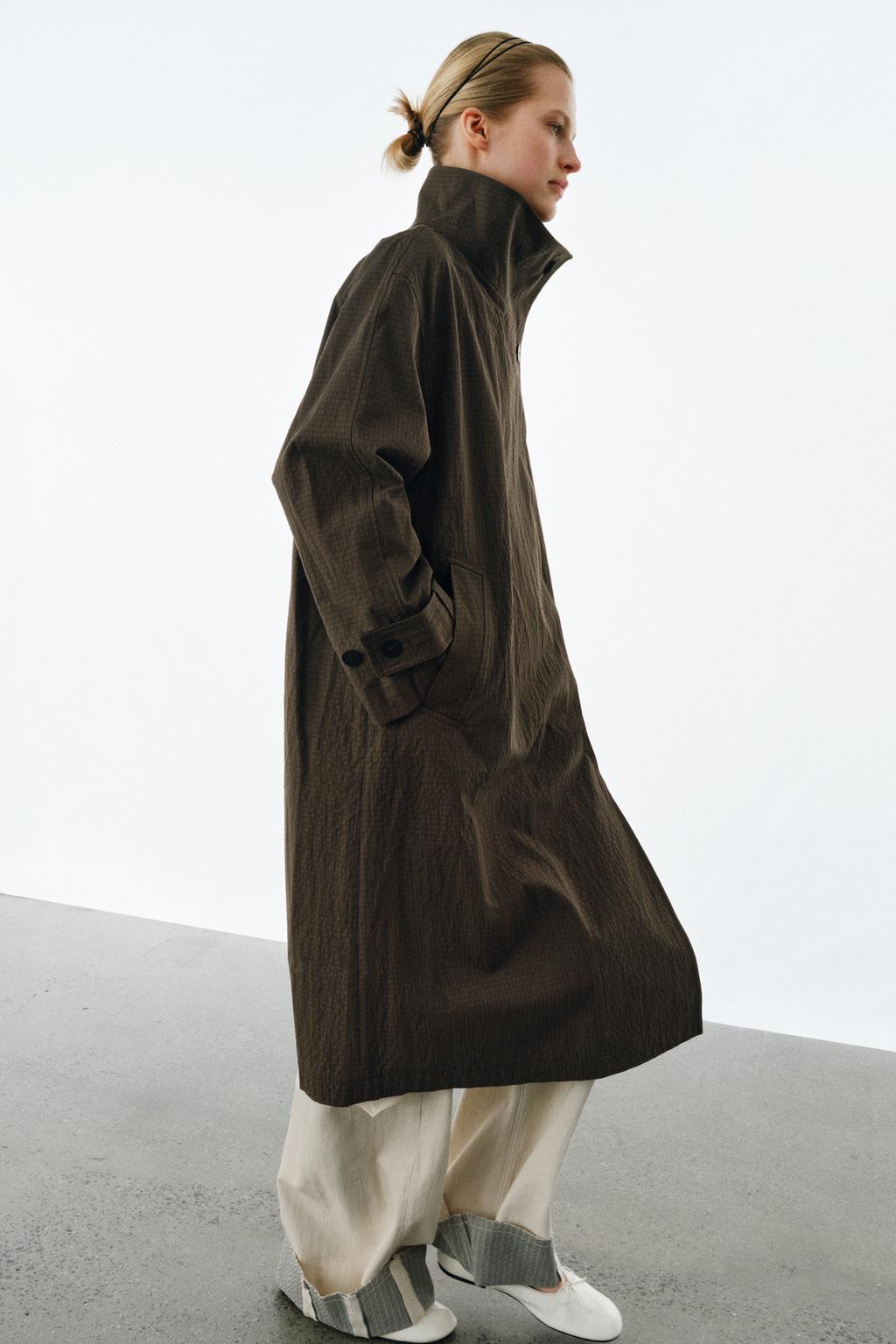 ТРЕНЧ ОВЕРСАЙЗ В КЛЕТКУ — ZW COLLECTION