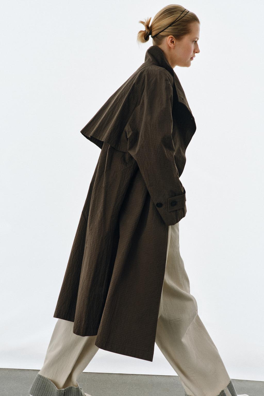 ТРЕНЧ ОВЕРСАЙЗ В КЛЕТКУ — ZW COLLECTION