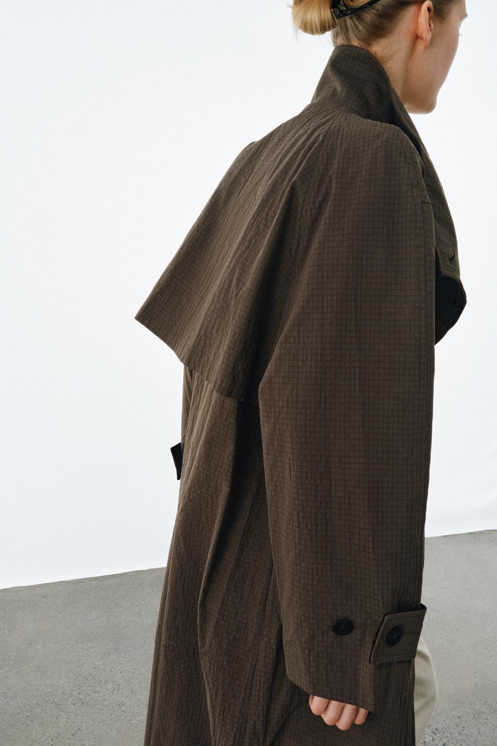 ТРЕНЧ ОВЕРСАЙЗ В КЛЕТКУ — ZW COLLECTION