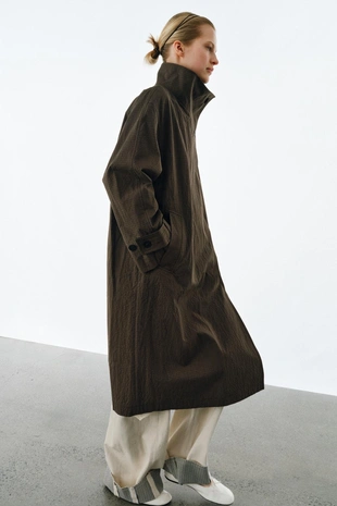 Тренч оверсайз в клетку — ZW COLLECTION- Заказать в России