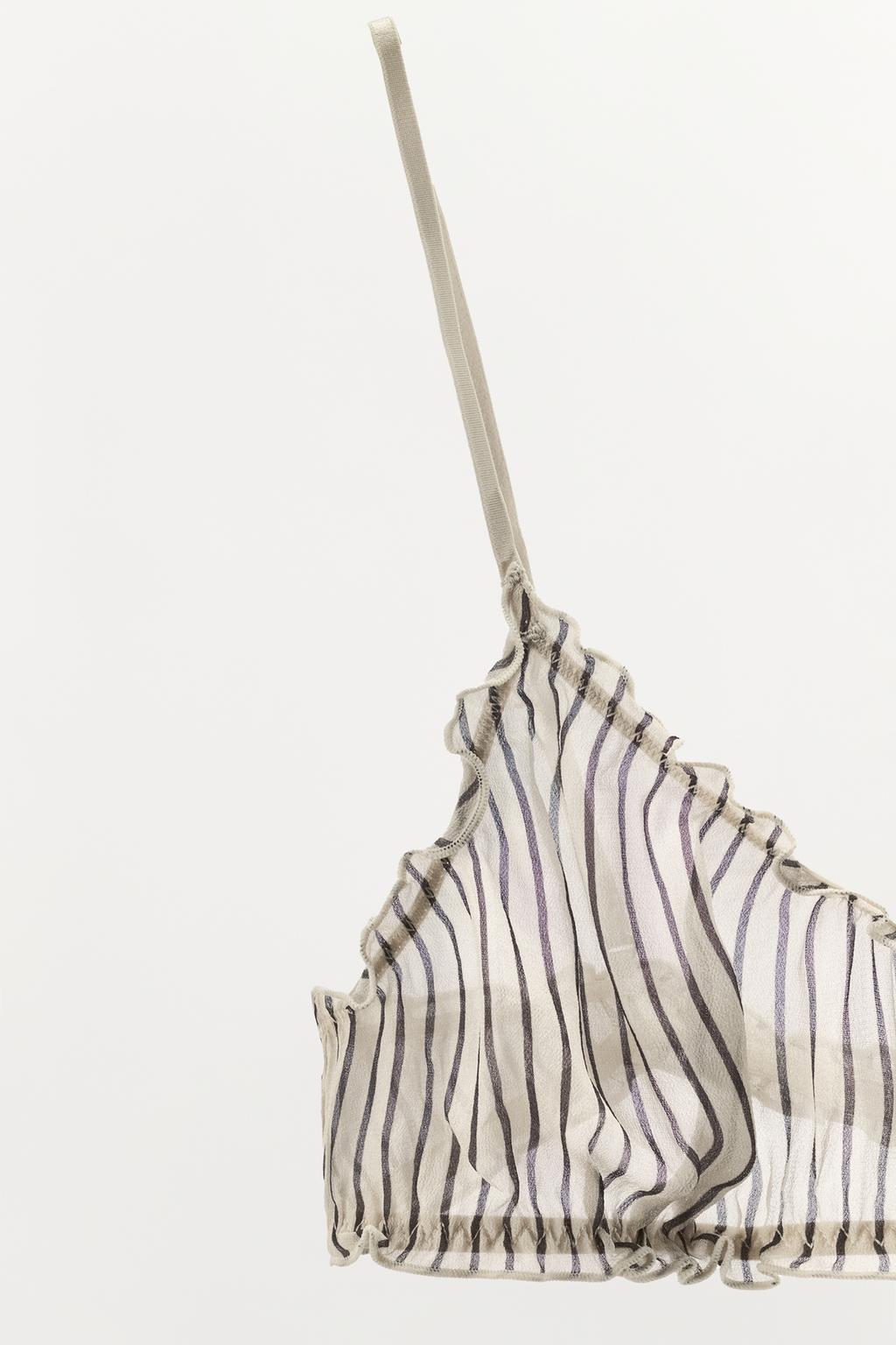 БЮСТГАЛЬТЕР ИЗ 100% ВИСКОЗЫ В ПОЛОСКУ