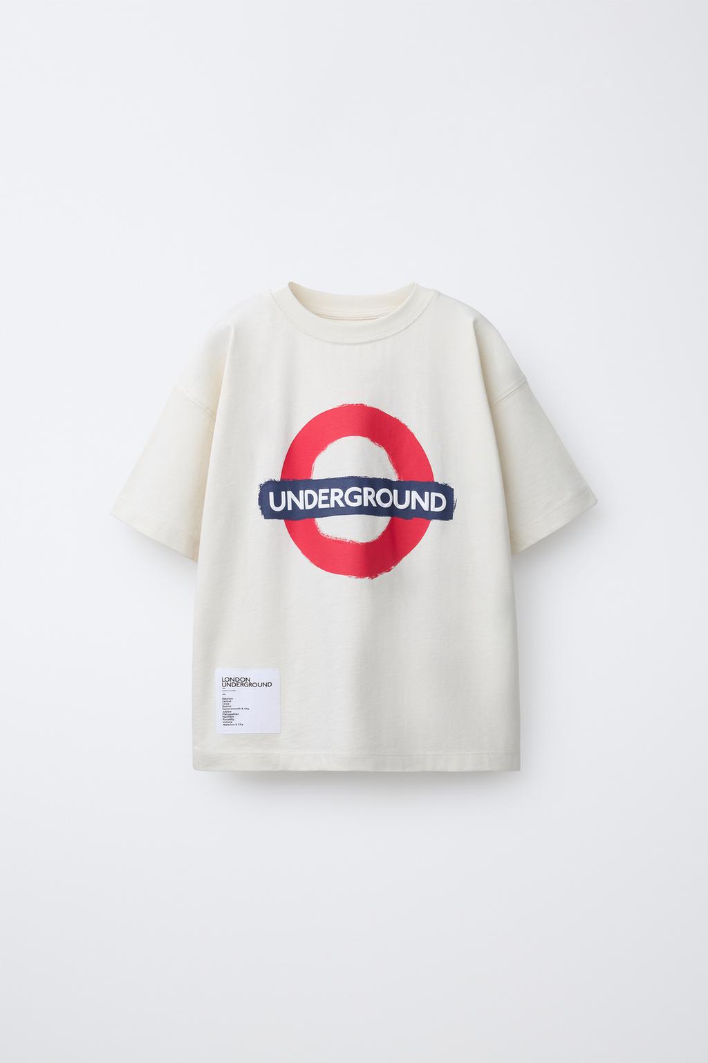 Футболка с принтом underground london ©