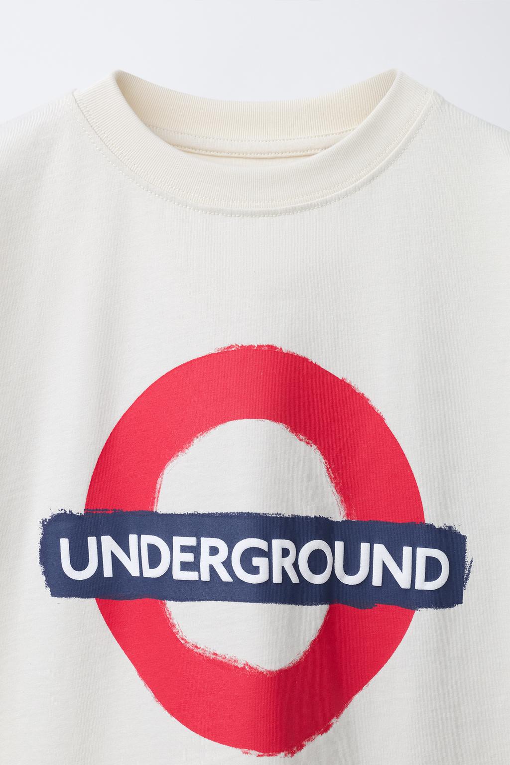 Футболка с принтом underground london ©