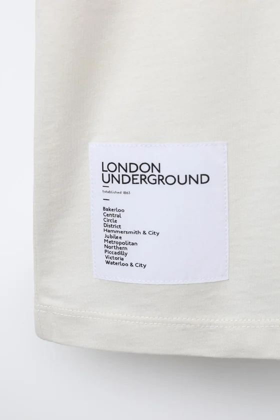 Футболка с принтом underground london ©