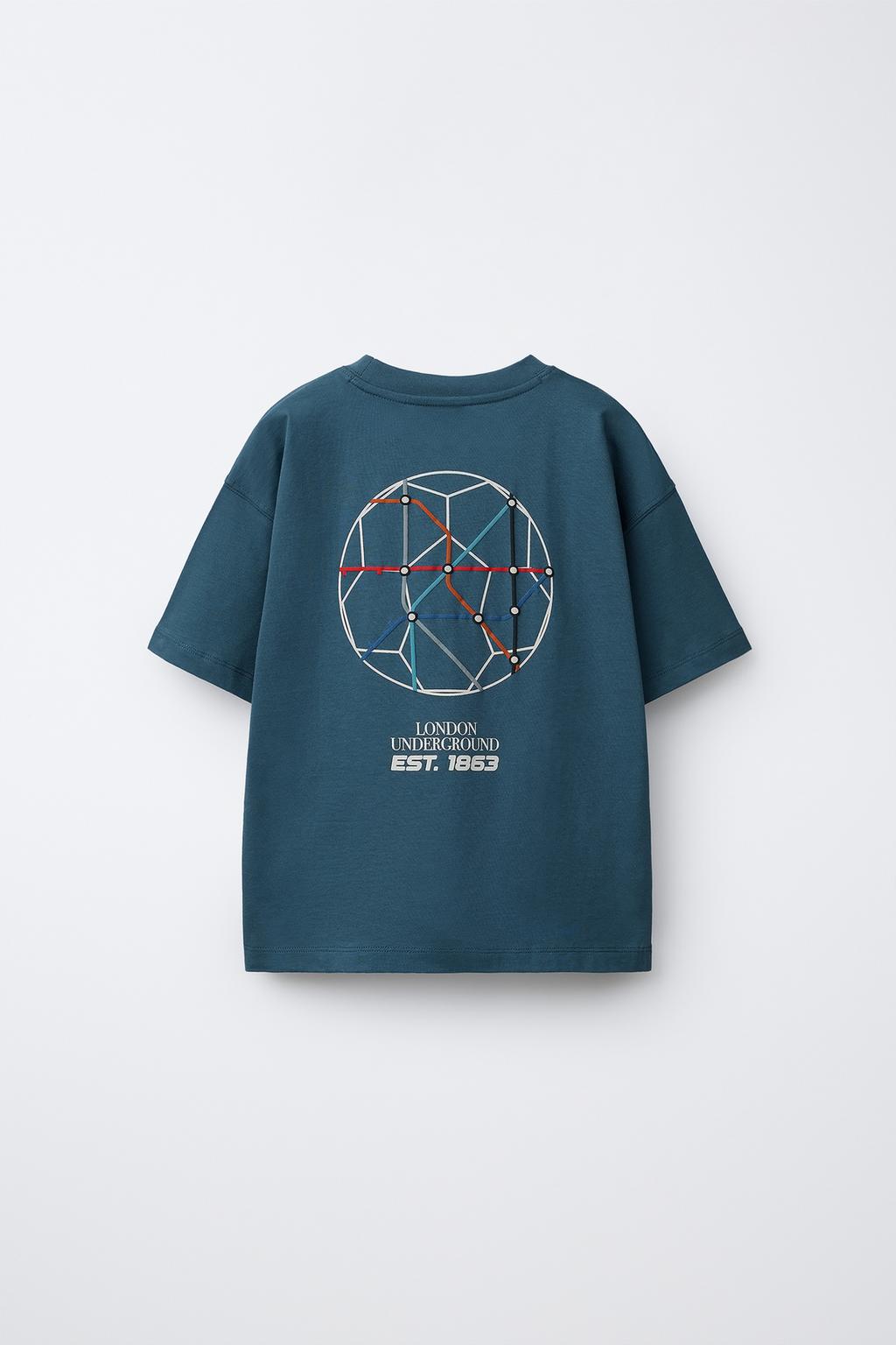 Футболка с принтом underground london ©