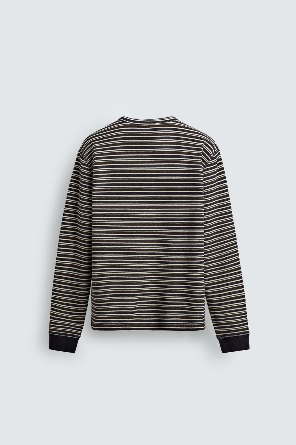 ФУТБОЛКА С ВОРОТНИКОМ НА ПУГОВИЦАХ В ПОЛОСКУ