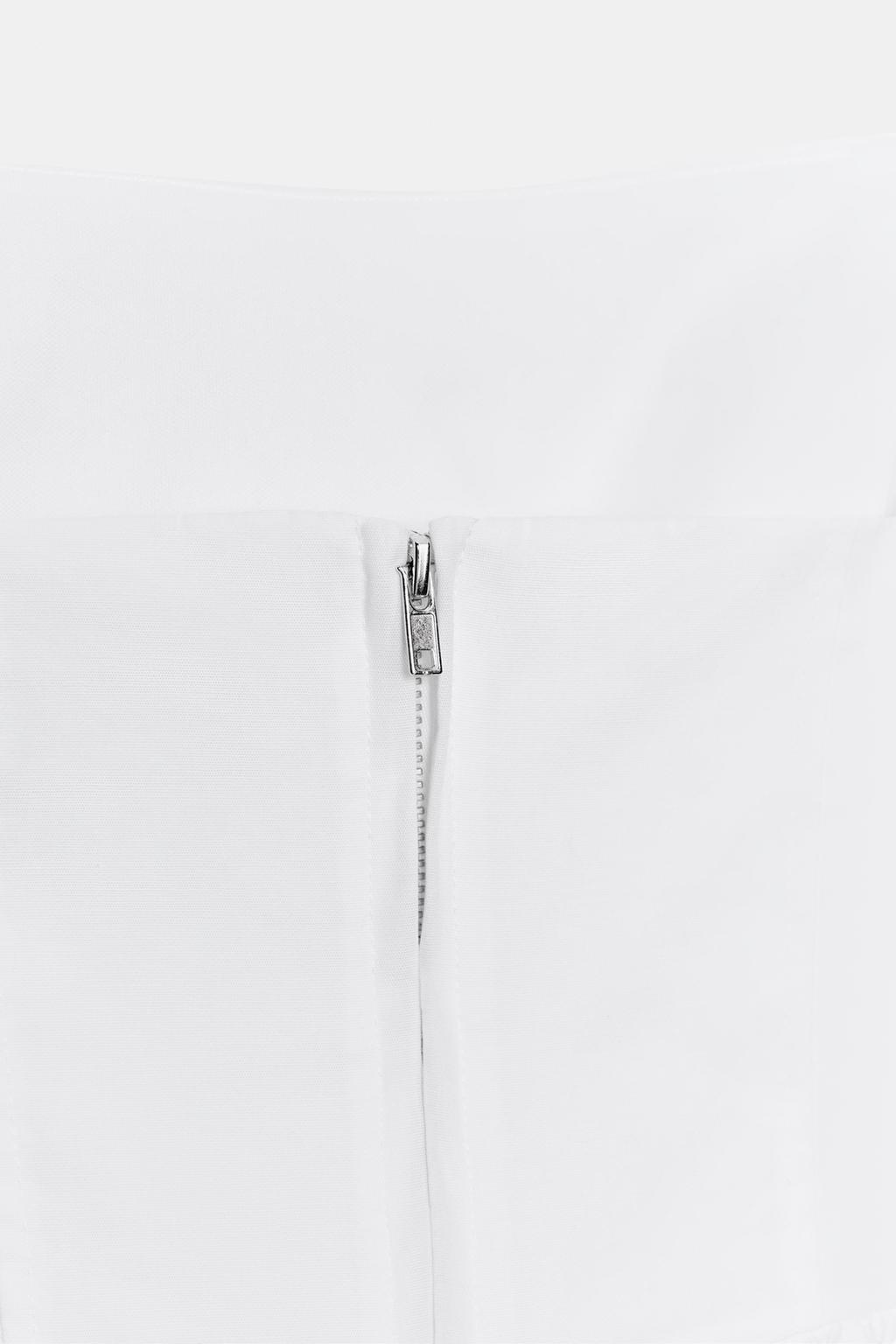 КРОП-ТОП-КОРСЕТ ИЗ ПОПЛИНА