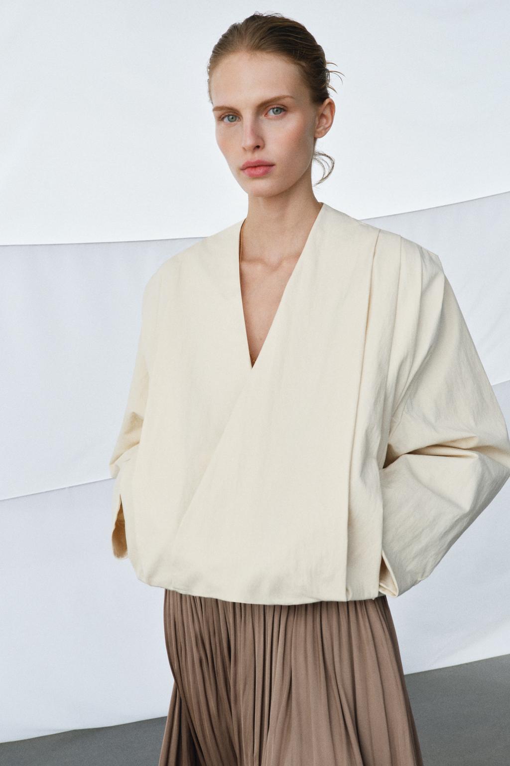 ПЛИССИРОВАННЫЕ ОБЪЕМНЫЕ БРЮКИ — ZW COLLECTION