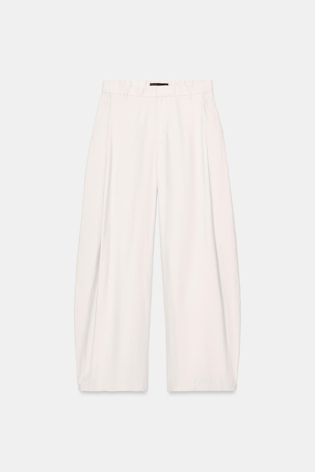 СТРУЯЩИЕСЯ БРЮКИ СО СКЛАДКАМИ