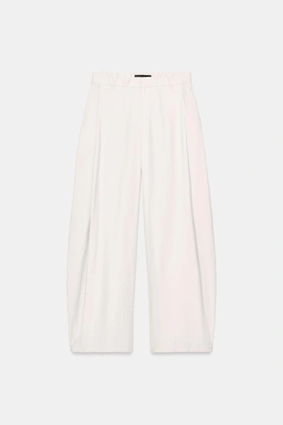 Струящиеся брюки со складками