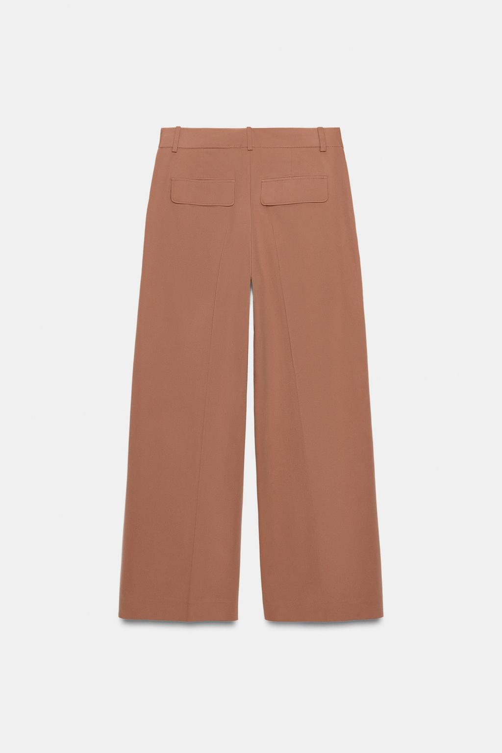 ПРЯМЫЕ БРЮКИ С ЗАЩИПАМИ