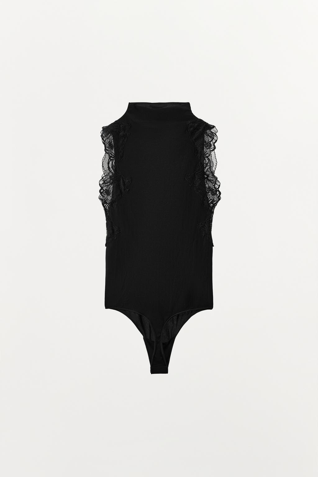 БОДИ ИЗ СЕТКИ С КРУЖЕВОМ