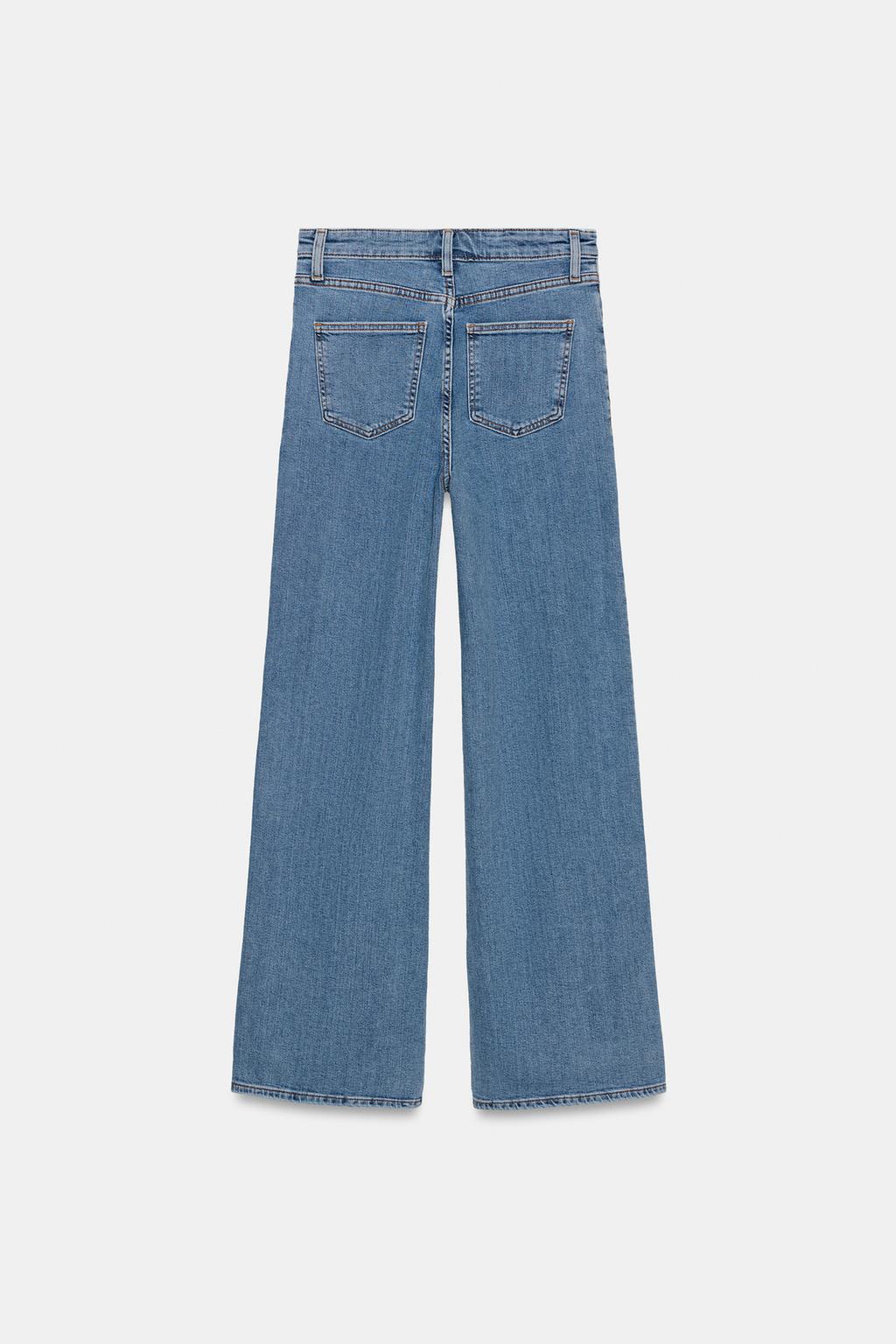 ДЖИНСЫ WIDE LEG С ВЫСОКОЙ ПОСАДКОЙ — ZW COLLECTION