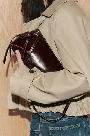 Сумка с плечевым ремнем и пряжками- Заказать в России