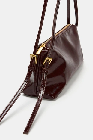 Сумка с плечевым ремнем и пряжками- Заказать в России