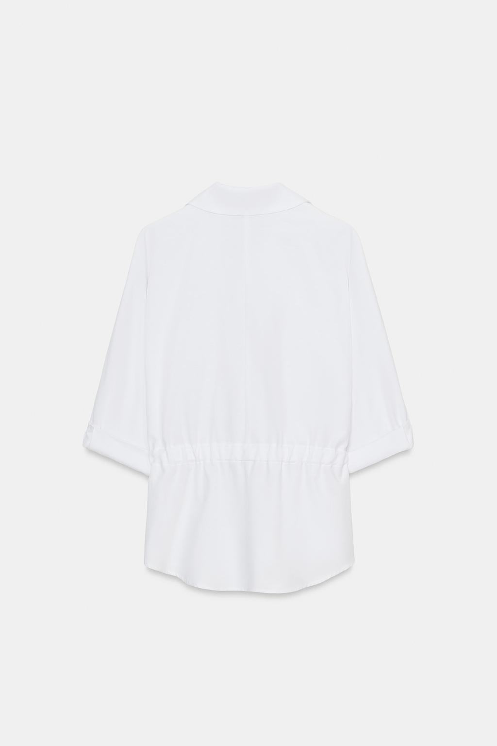 РУБАШКА САФАРИ ИЗ ПОПЛИНА