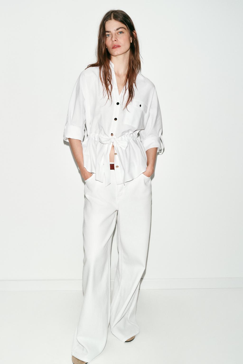 РУБАШКА САФАРИ ИЗ ПОПЛИНА