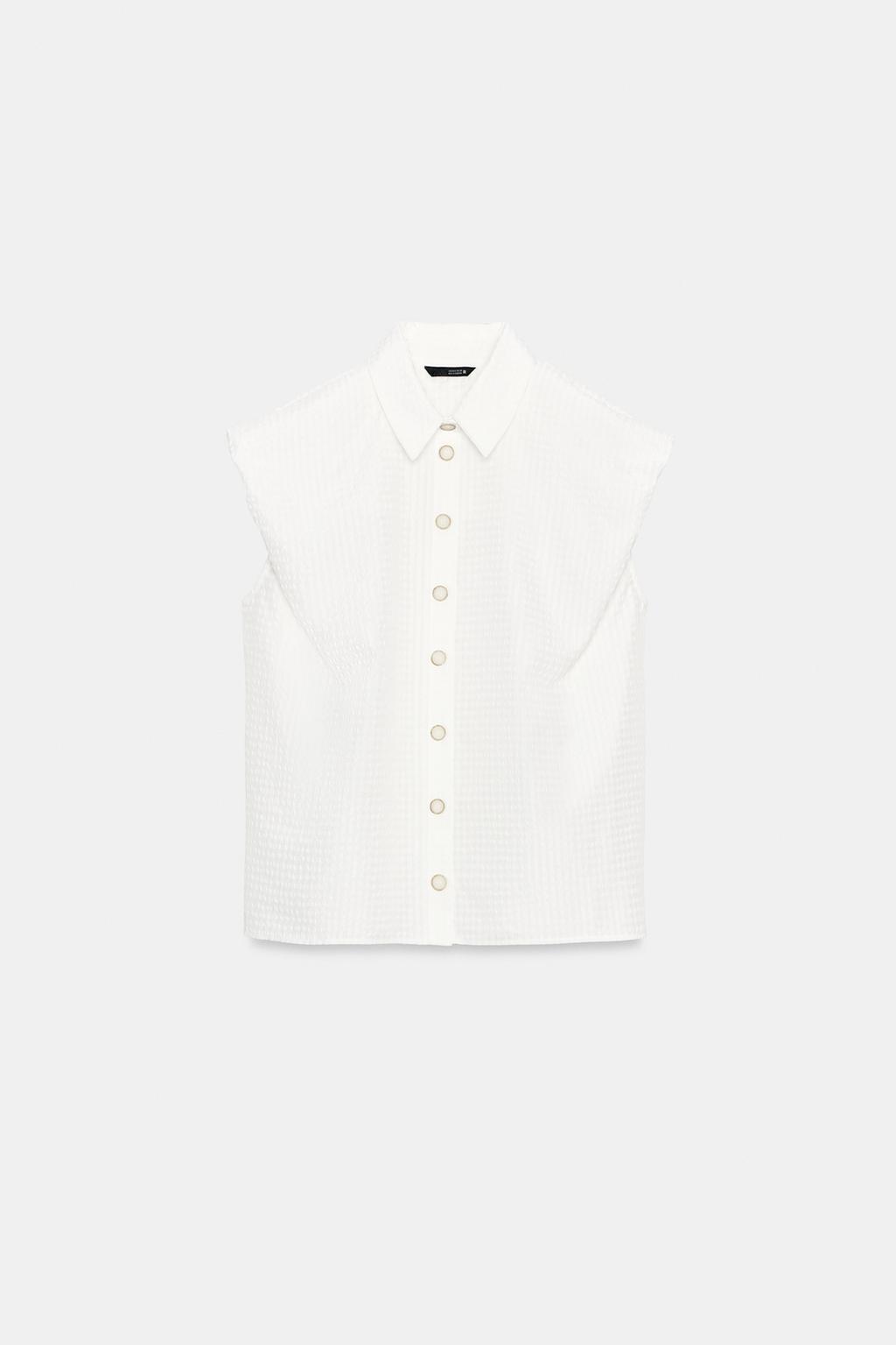 РУБАШКА С ОБЪЕМНЫМИ РУКАВАМИ