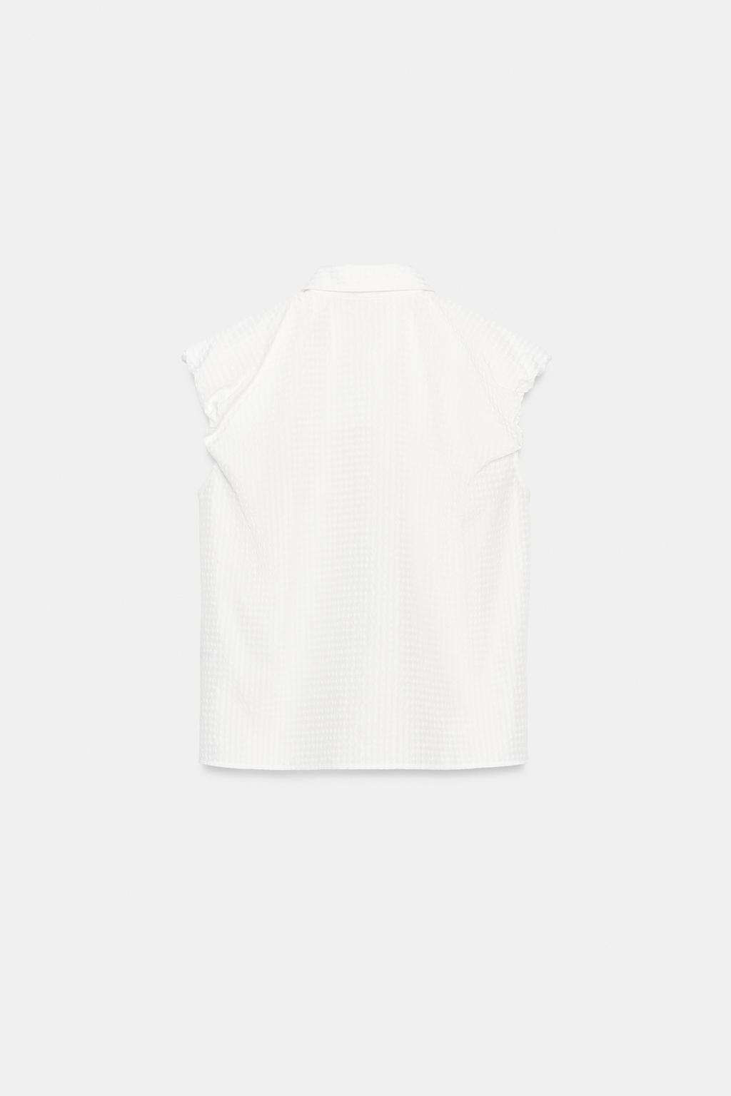 РУБАШКА С ОБЪЕМНЫМИ РУКАВАМИ