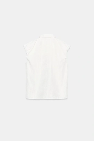 Рубашка с объемными рукавами- Заказать в России