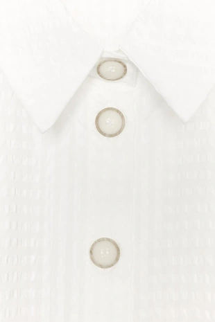 Рубашка с объемными рукавами- Заказать в России