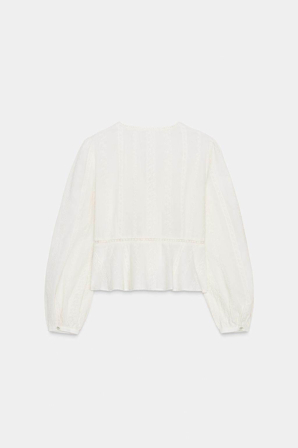 БЛУЗА В РОМАНТИЧЕСКОМ СТИЛЕ С ВЫШИВКОЙ