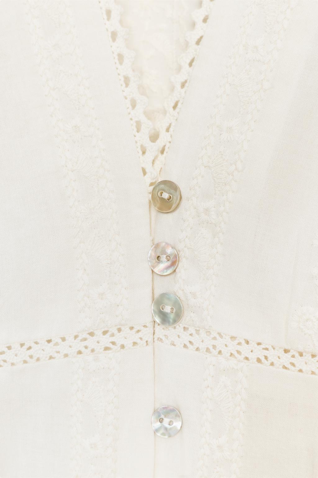 БЛУЗА В РОМАНТИЧЕСКОМ СТИЛЕ С ВЫШИВКОЙ