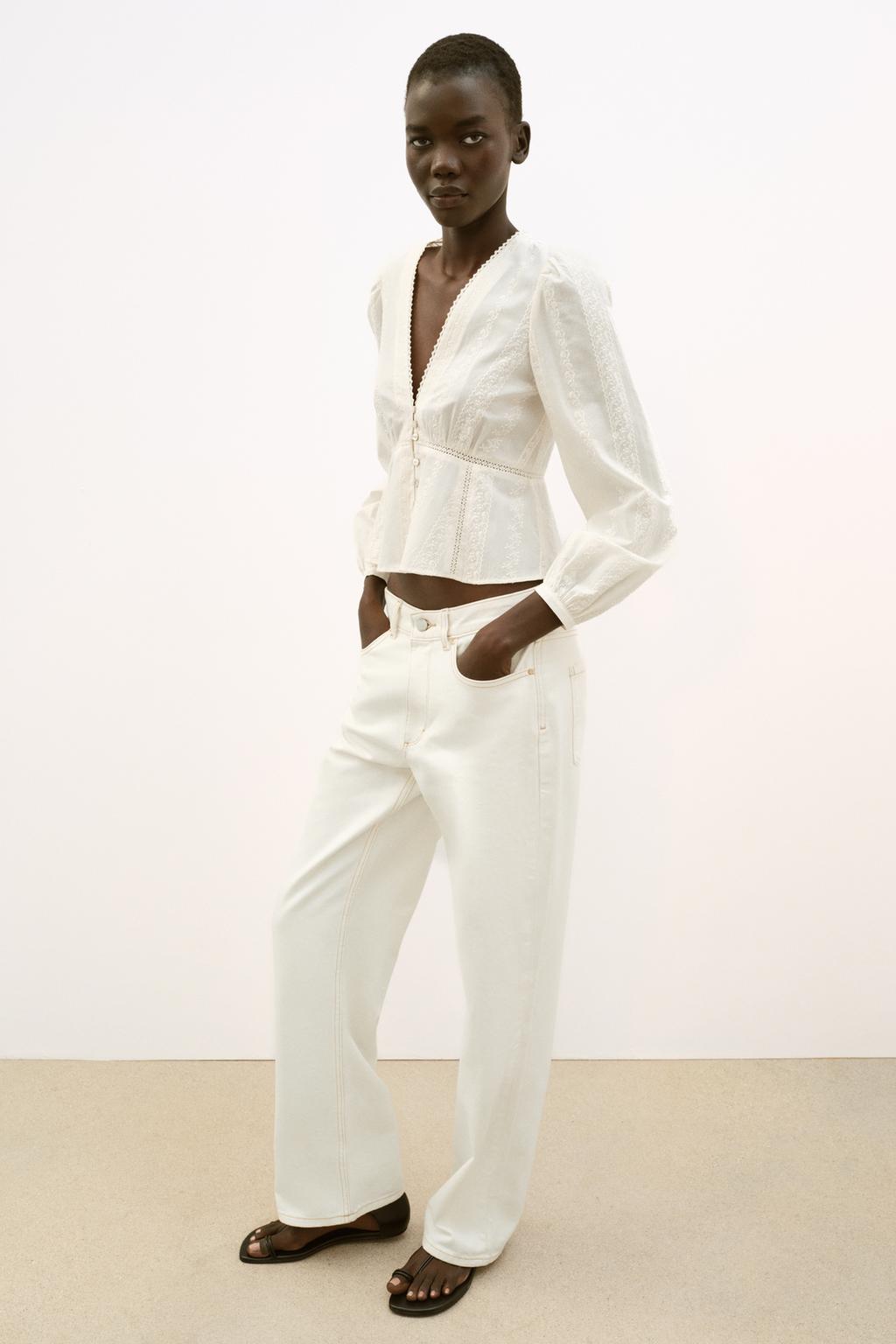 БЛУЗА В РОМАНТИЧЕСКОМ СТИЛЕ С ВЫШИВКОЙ