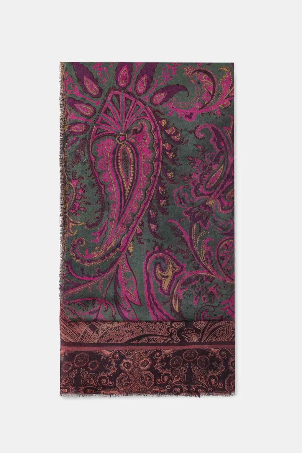 ШАРФ С ПРИНТОМ ИЗ СМЕСИ МОДАЛА