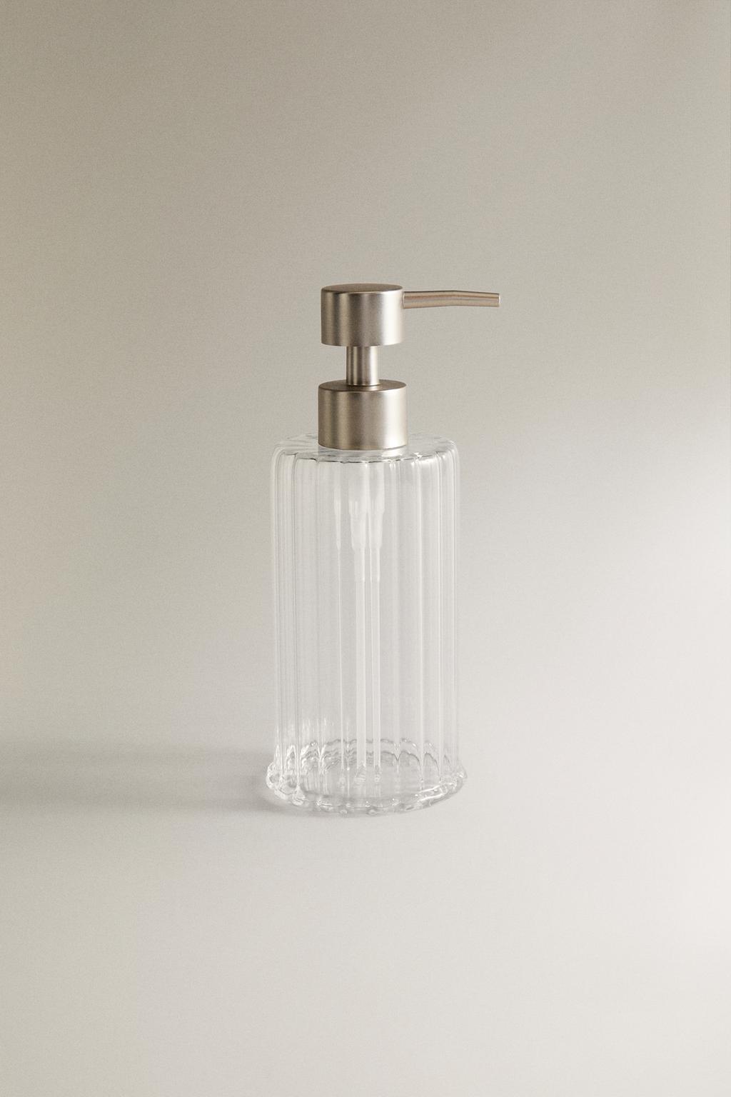 Диспенсер для мыла из боросиликатного стекла