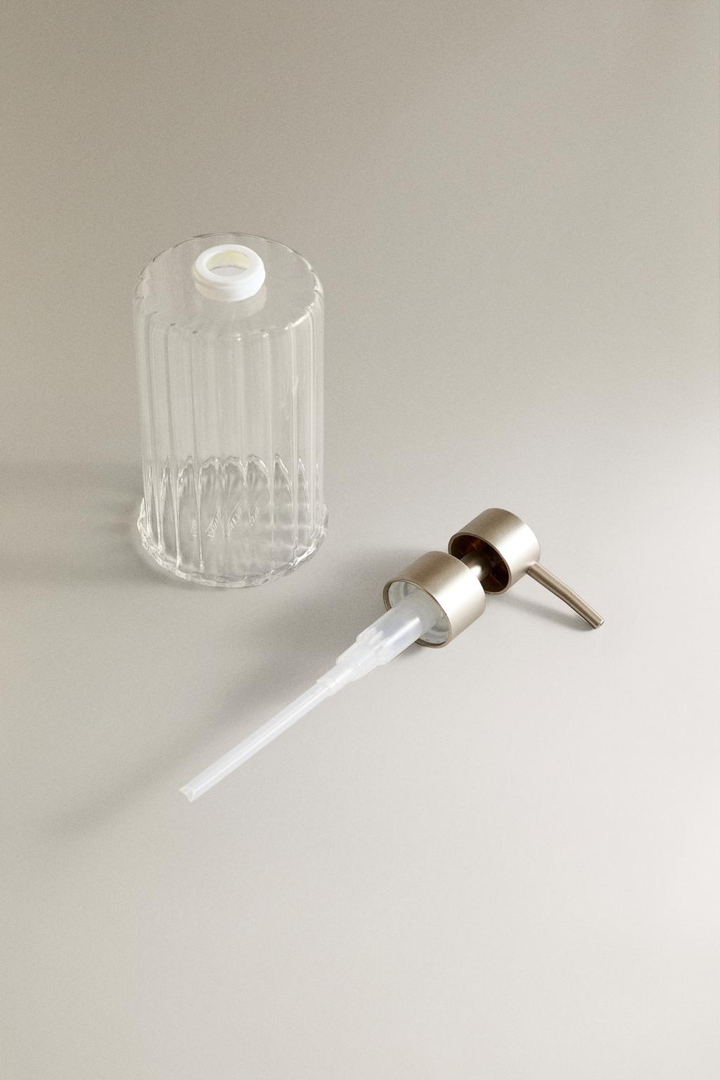 Диспенсер для мыла из боросиликатного стекла