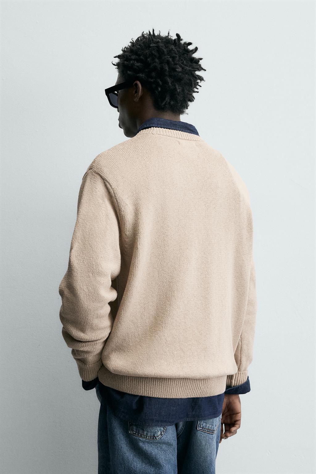 СВИТЕР ИЗ РЕЛЬЕФНОГО ХЛОПКА