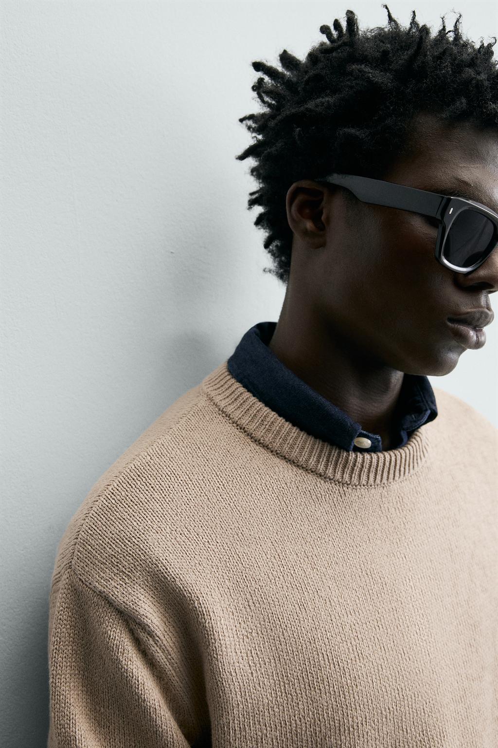 СВИТЕР ИЗ РЕЛЬЕФНОГО ХЛОПКА