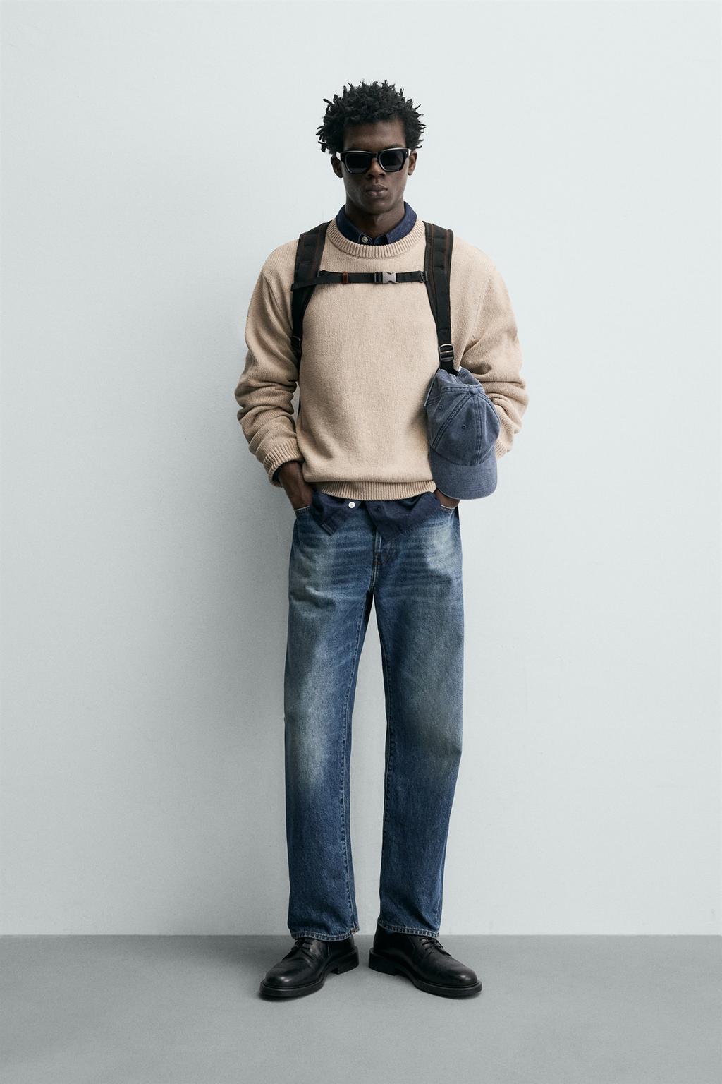 СВИТЕР ИЗ РЕЛЬЕФНОГО ХЛОПКА