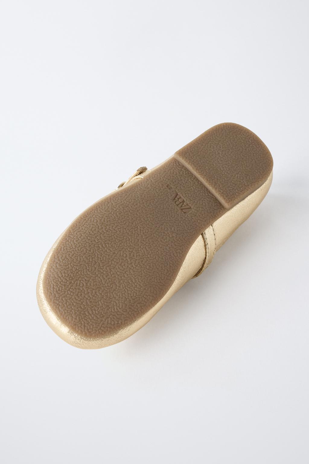 БАЛЕТКИ С МЕТАЛЛИЧЕСКИМ БЛЕСКОМ