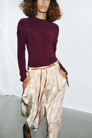 Боди со сборками- Заказать в России