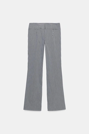 Брюки FLARE в полоску- Заказать в России