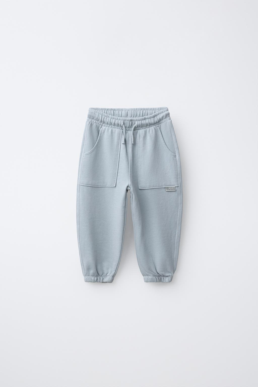 БРЮКИ-ДЖОГГЕРЫ GARMENT DYE С НАШИВКОЙ