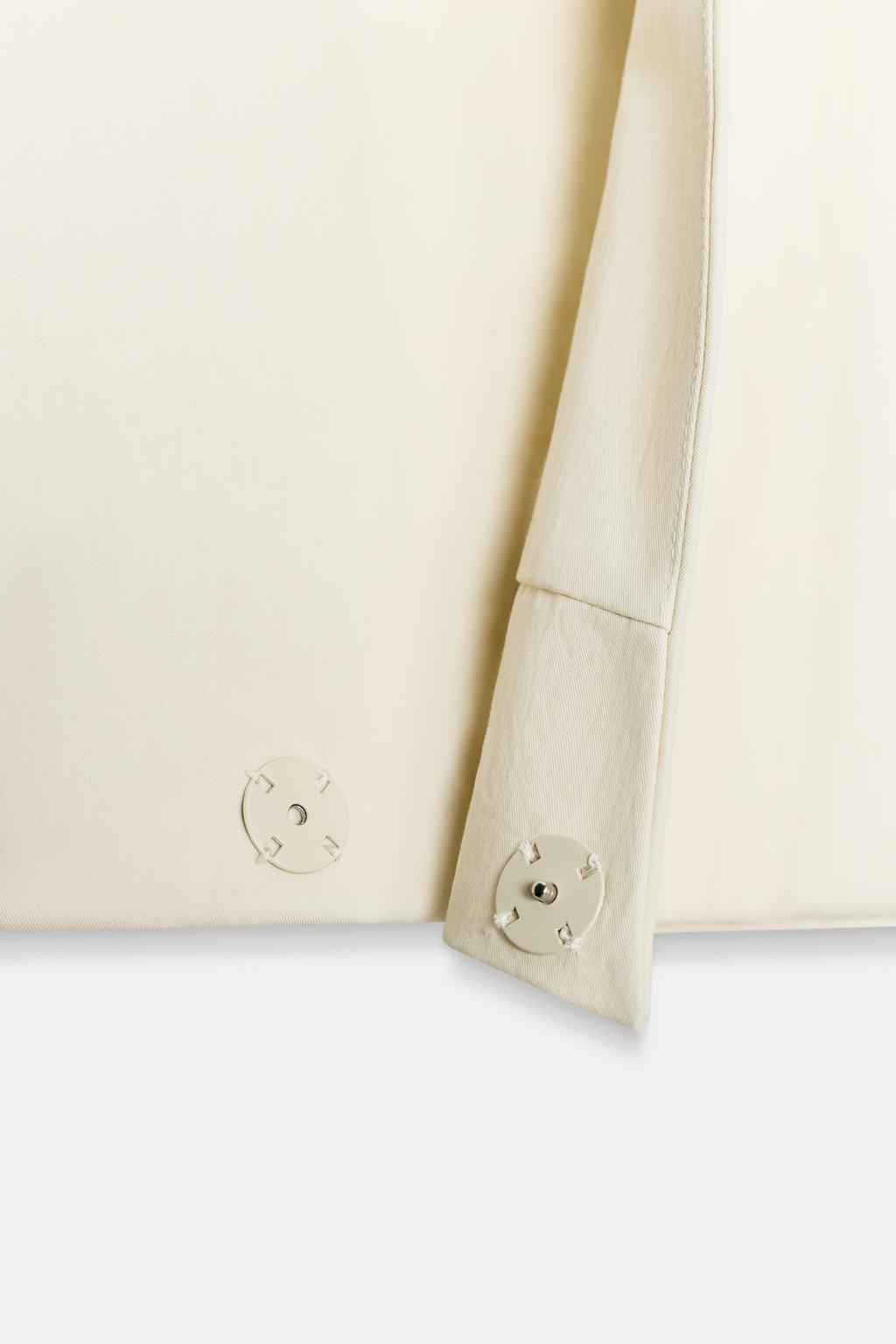 ДВУБОРТНАЯ КУРТКА СО СКЛАДКАМИ — ZW COLLECTION