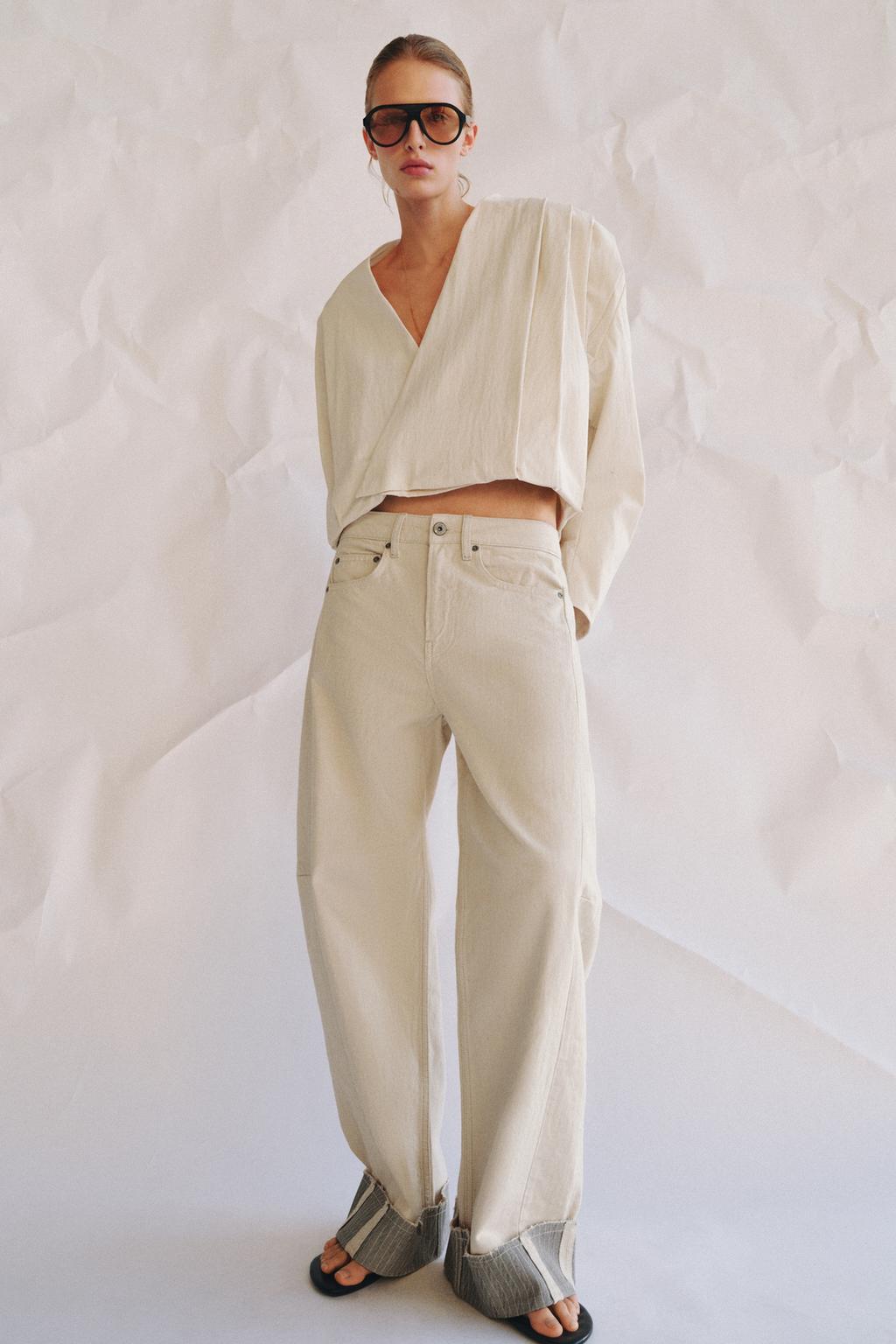 ДВУБОРТНАЯ КУРТКА СО СКЛАДКАМИ — ZW COLLECTION