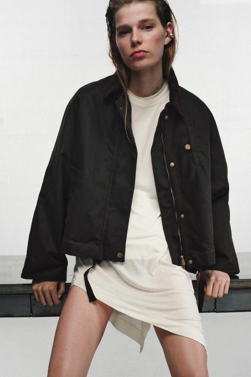 КУРТКА С ВОЩЕНЫМ ПОКРЫТИЕМ — ZW COLLECTION