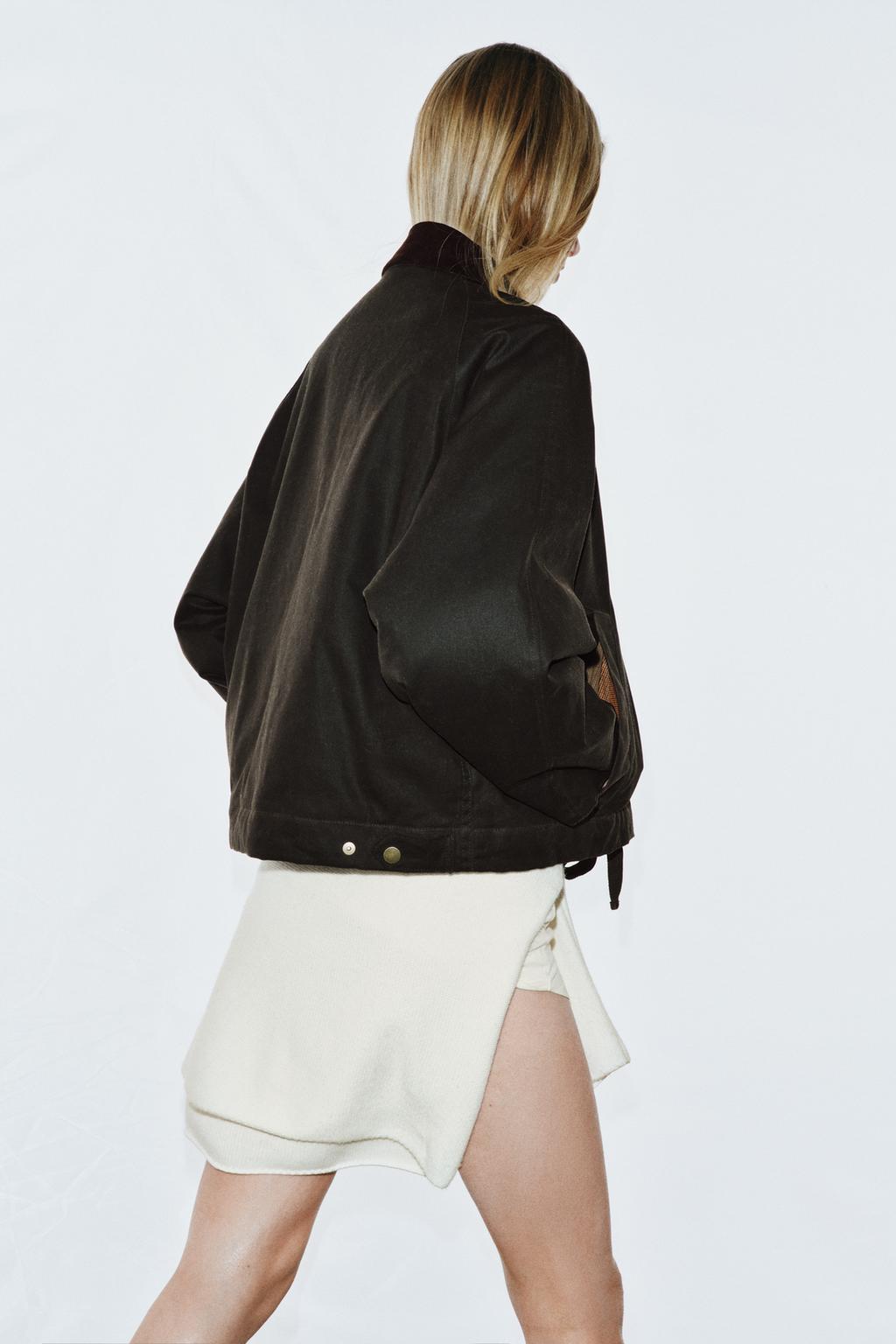 КУРТКА С ВОЩЕНЫМ ПОКРЫТИЕМ — ZW COLLECTION