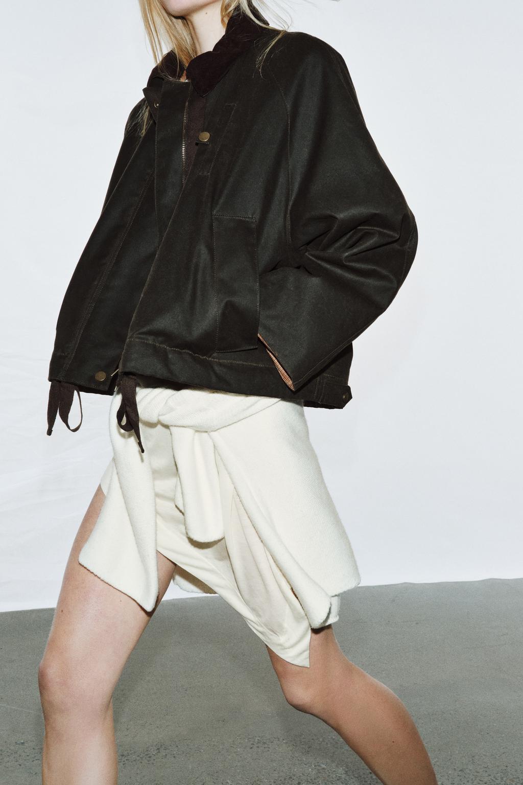 КУРТКА С ВОЩЕНЫМ ПОКРЫТИЕМ — ZW COLLECTION