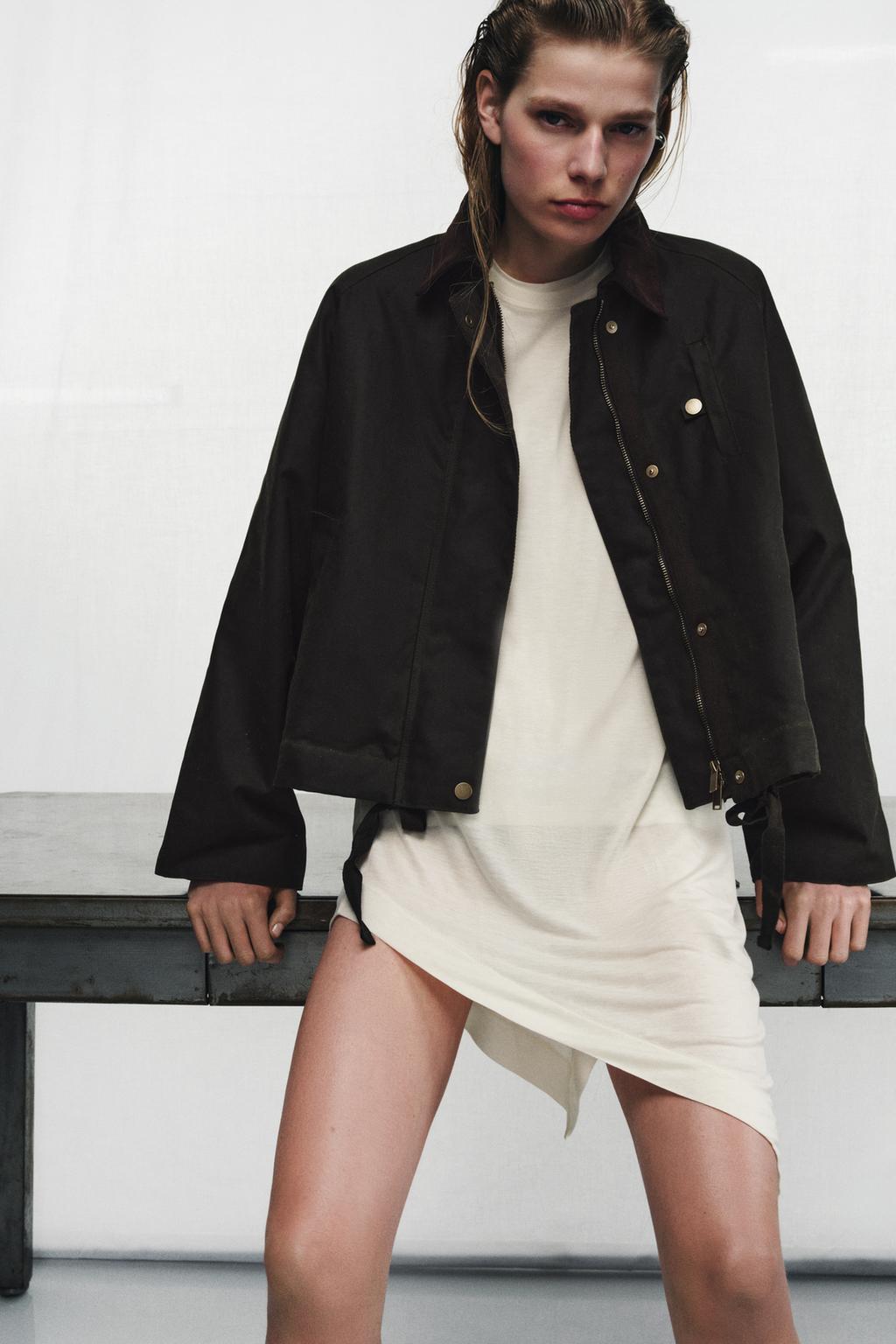 КУРТКА С ВОЩЕНЫМ ПОКРЫТИЕМ — ZW COLLECTION