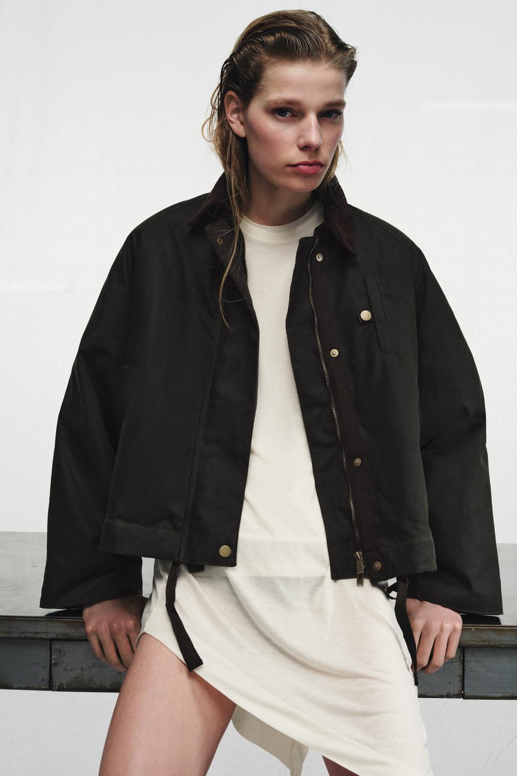 КУРТКА С ВОЩЕНЫМ ПОКРЫТИЕМ — ZW COLLECTION