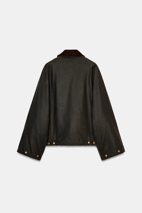 КУРТКА С ВОЩЕНЫМ ПОКРЫТИЕМ — коллекция Zara «ZW»
